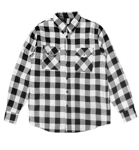 Mens Plaid Quilted Padded Flannel 4 Color Options - VacationGrabs