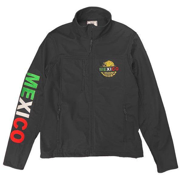 Soccer Mexico Embroidered Jacket - VacationGrabs