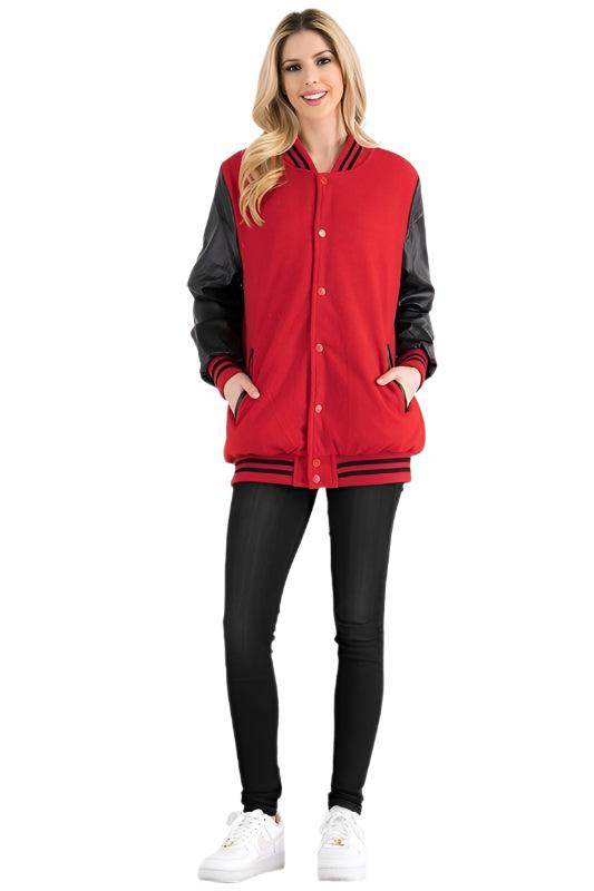 Boyfriend Oversized Letterman Jacket S-3XL - VacationGrabs