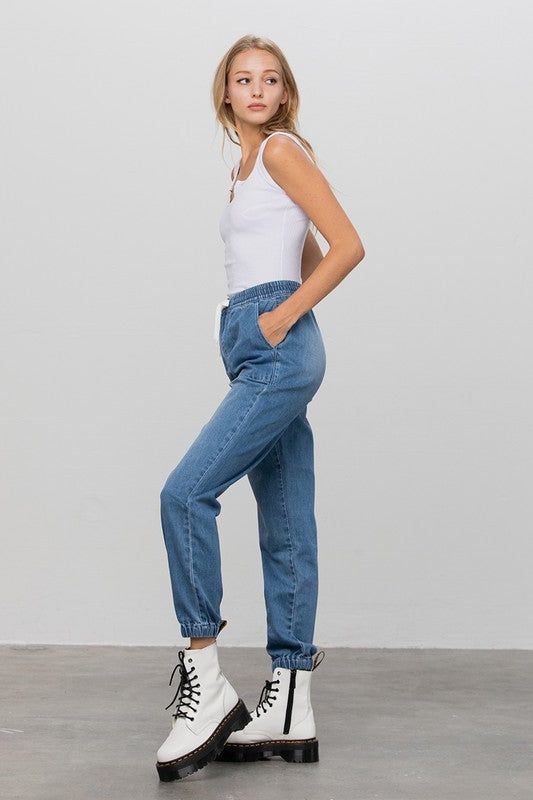 Insane Gene Women's Jeans in Blue, stylish and travel worthy for your next vacation